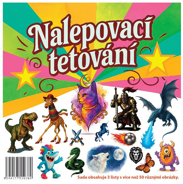 Nalepovací tetování 2 - Dinosaurus