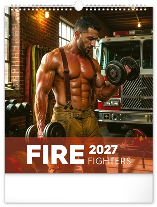 Nástěnný kalendář Dreamy Firefighters 2027