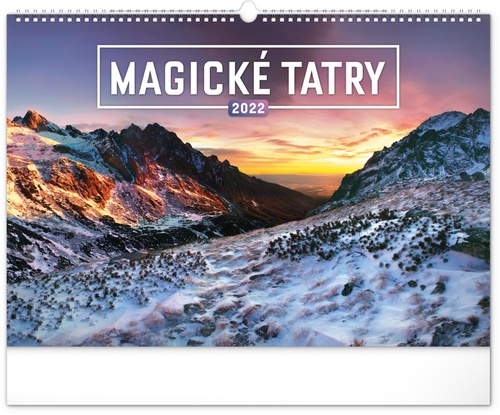 Nástenný kalendár Magické Tatry 2022, 48 x 33 cm