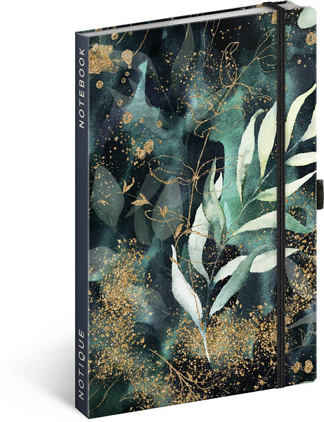 NOTIQUE Notes Eukalyptus, linkovaný, 13 x 21 cm