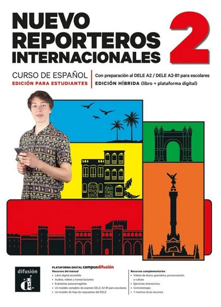 Nuevo Reporteros internacionales 2 (A2) – Cuaderno de ejercicios + MP3 descargable
