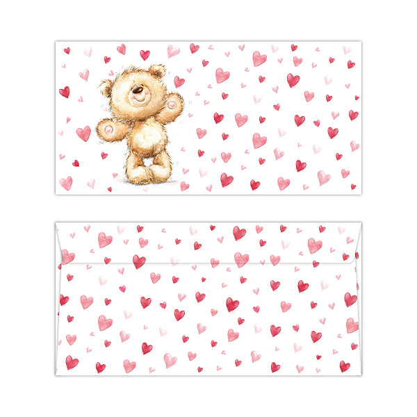 Obálka barevná - medvídek