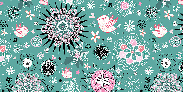 Obálka barevná - ptáček