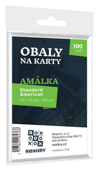 Obaly na karty: Amálka (Standard American) 59 x 91 mm