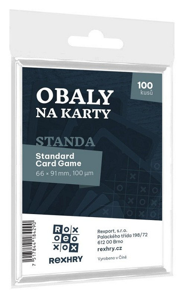 Obaly na karty: Standa (Standard Card Game) 66 x 91 mm