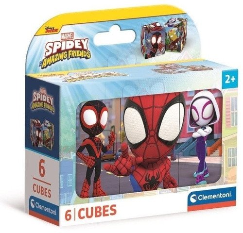 Obrázkové kostky Spidey a jeho úžasní přátelé 6 ks