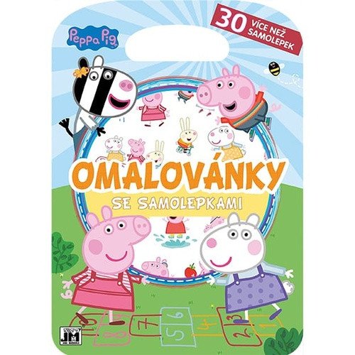 Omalovánky se samolepkami - Peppa pig