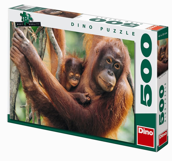 Orangutani - puzzle 500 dílků