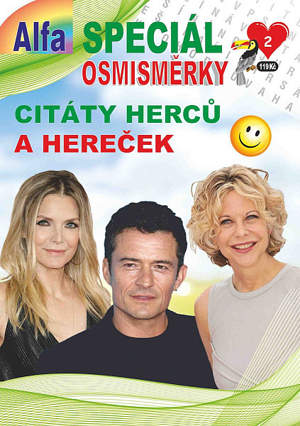 Osmisměrky speciál 2/2026 - Citáty herců a hereček