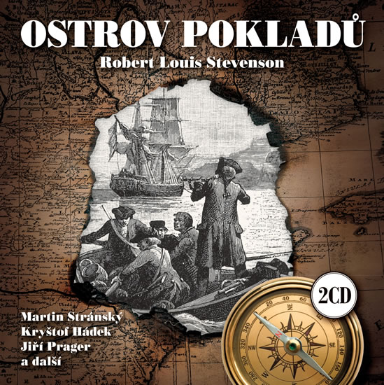 Ostrov pokladů - 2CD (čte Martin Stránský a další)