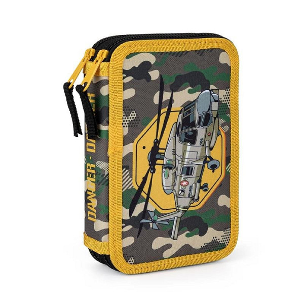 Oxybag Penál 2 patrový - Helikoptéra