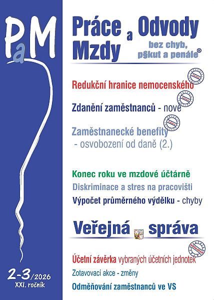 PaM 2-3/2026 Redukční hranice nemocenského v roce 2026