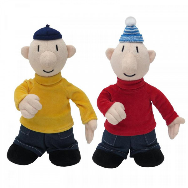 Pat a Mat - plyšová hračka 25 cm / 2 dílná sada