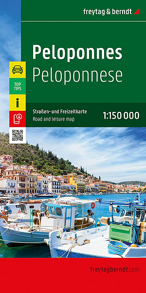 Peloponés 1:150 000 / automapa + rekreační mapa