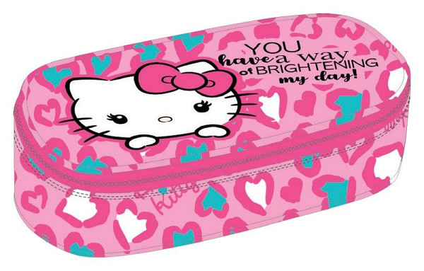 Penál Campus Hello Kitty Pink 2, bez vybavení