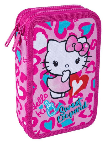 Penál Jumper 2, Hello Kitty Pink 2, plný, PES