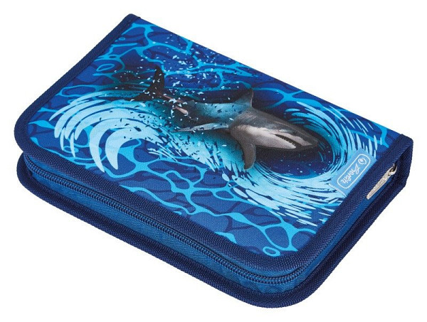 Penál plný 2 chlopně - Žralok