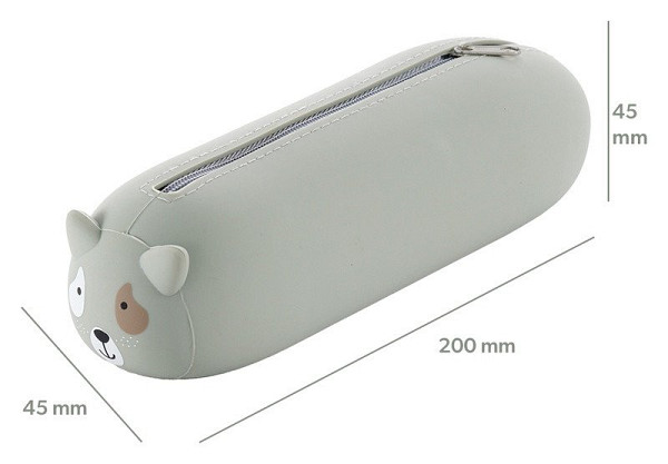 Penál se zipem Cute Friends, Pes