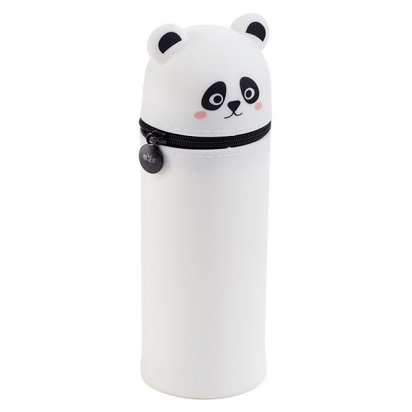 Penál se zipem Little Pets - Panda, bílý