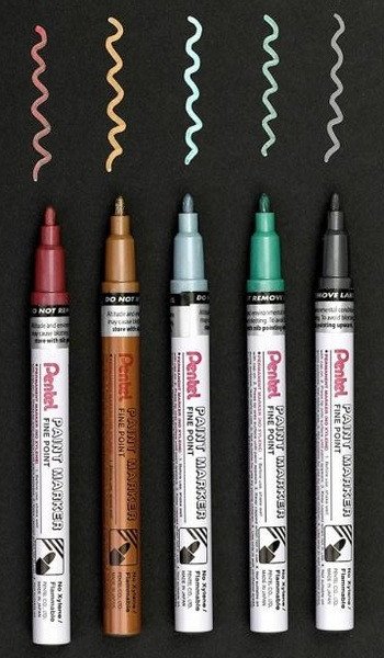 Pentel Sada lakových popisovačů 5 ks