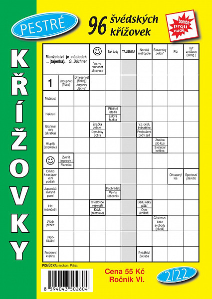 Pestré křížovky 2/2022