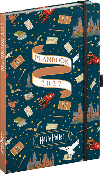 NOTIQUE Planbook planner/notebook Harry Potter –  Hogwarts Express 2027, 13 x 21 cm