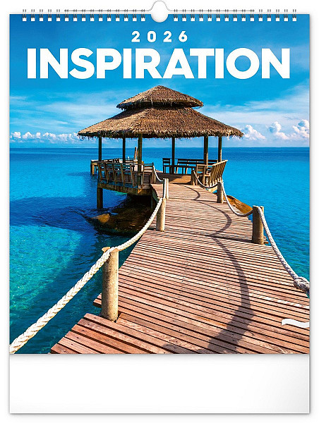 NOTIQUE Nástěnný kalendář Inspirace 2026, 30 x 34 cm