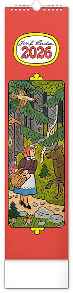 Kalendář 2026 nástěnný: Josef Lada, 12 x 48 cm