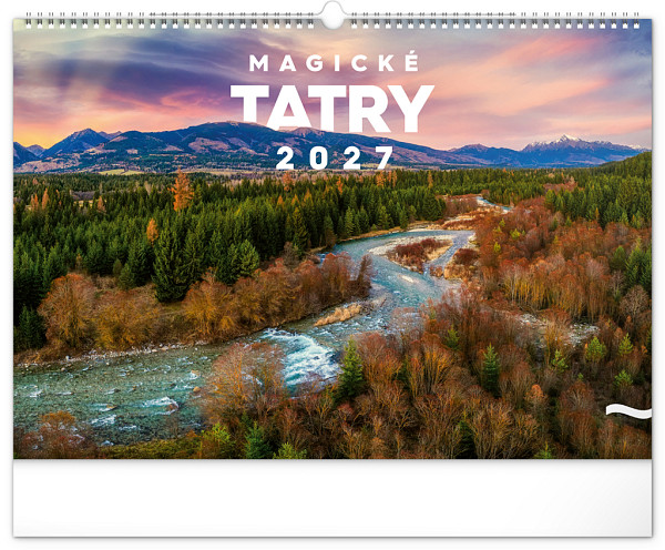 NOTIQUE Nástenný kalendár Magické Tatry 2027, 48 x 33 cm