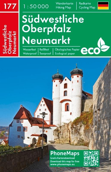 PhoneMaps 177 Südwestliche Oberpfalz Neumarkt 1:50 000 / Turistická mapa
