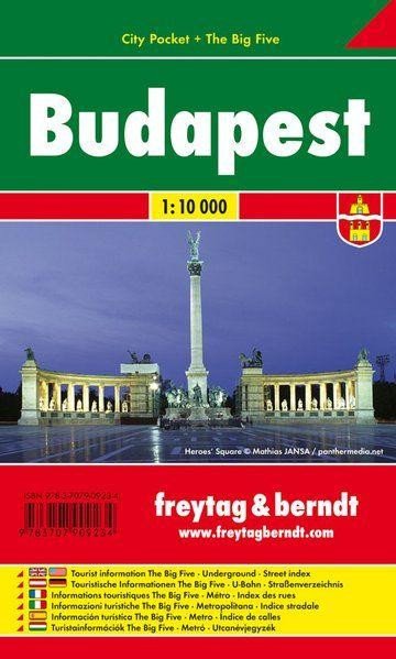 PL 23 CP Budapešť 1:10 000 / kapesní plán města