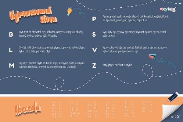 Podložka na stůl 60 x 40 cm - I. stupeň-oboustranná