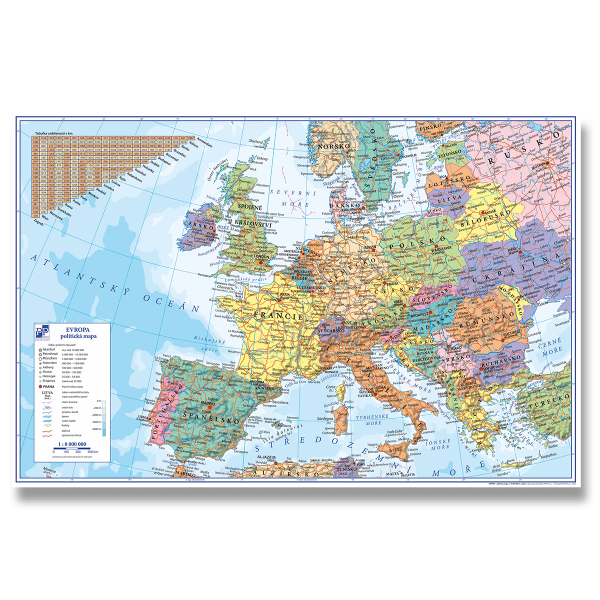 Podložka na stůl 60x40cm Evropa