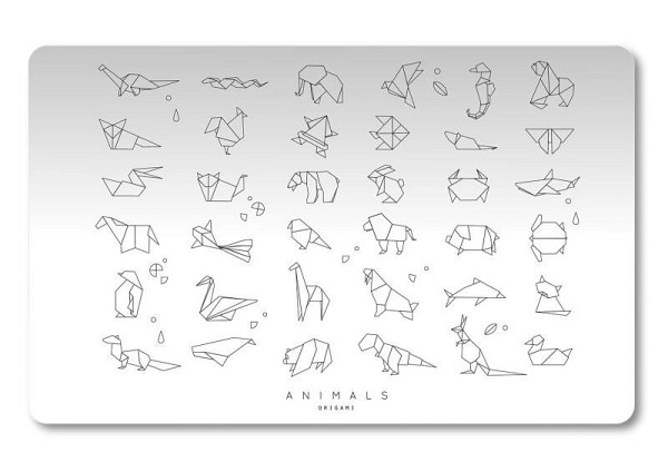 Podložka na stůl PP 60 x 44 cm - Origami Animals