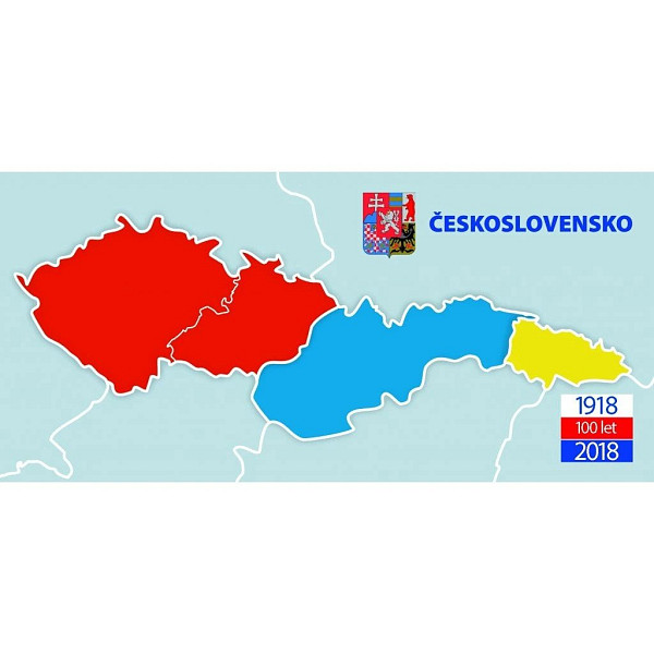 Pohlednice 3D Československo
