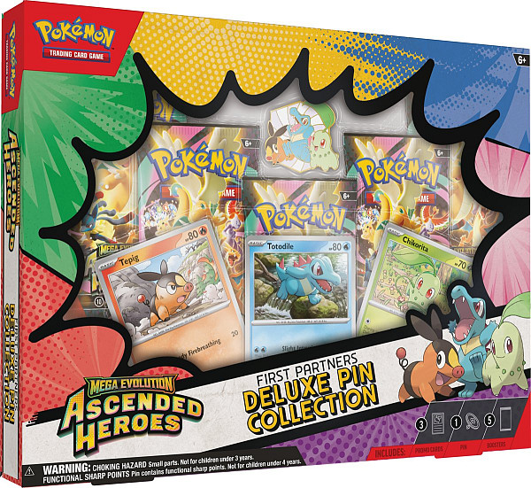 Pokémon TCG: ME02.5 Ascended Heroes - First Partner Deluxe Pin Collection