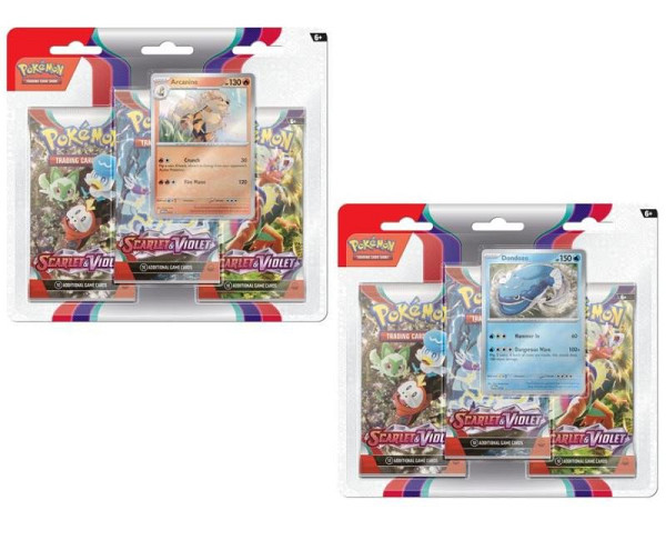 Pokémon TCG: Scarlet & Violet 01 - 3 Blister Booster