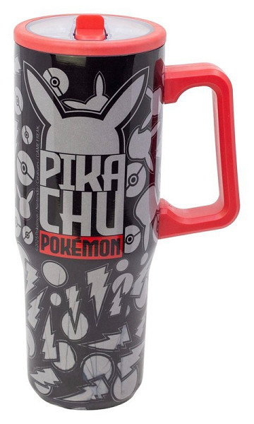 Pokémon Termohrnek s brčkem a uchem 920ml