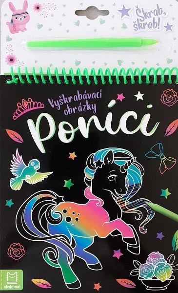 Poníci vyškrabávací obrázky