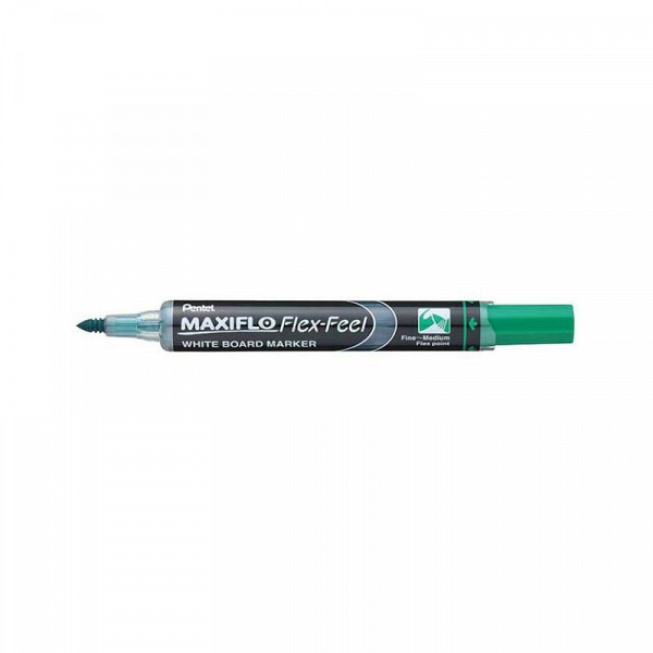 Popisovač na bílé tabule Pentel Maxiflo Flex-Feel - zelený