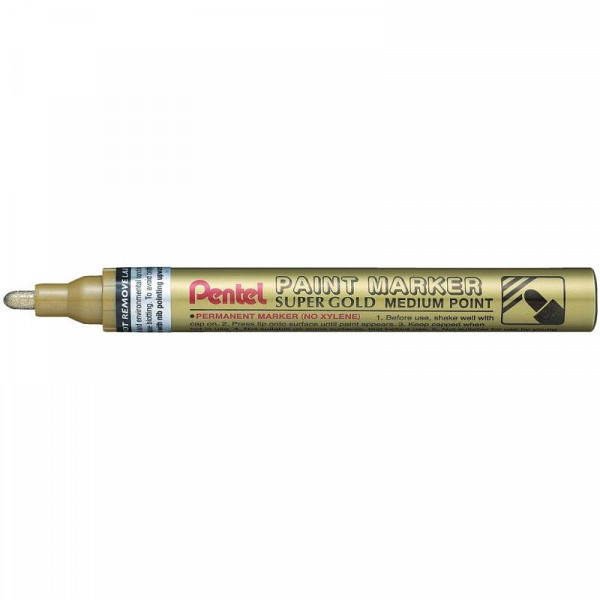 Popisovač Pentel Paint Marker MMP10 lakový - zlatý 2-4 mm