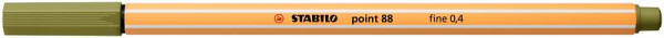 Popisovač STABILO point 88 zelená matná