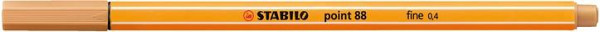 Popisovač STABILO point liner 88 okrově tmavý