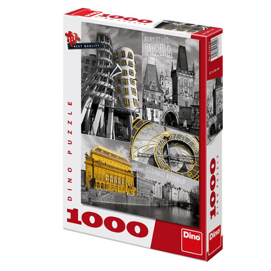 Praha - puzzle 1000 dílků