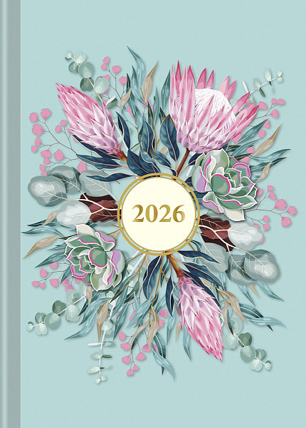Praktik denní diář 2026 - Květy