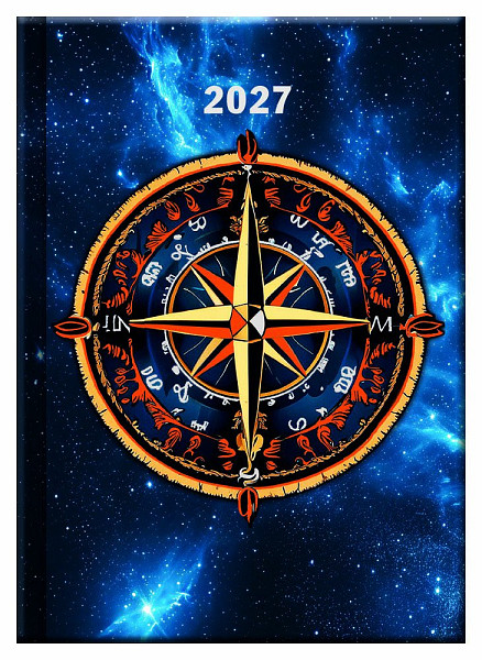 Praktik denní diář 2027 - KOMPAS (A6)