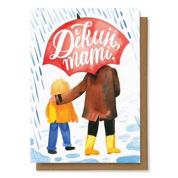 Přání Děkuji mami