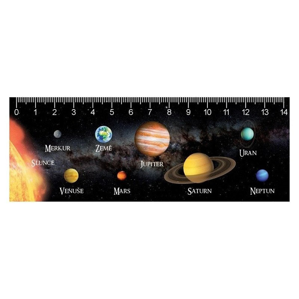 Pravítko 3D - Solor system cz deep