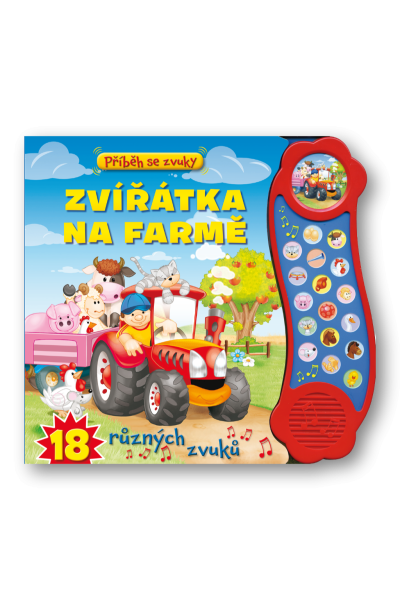 Příběh se zvuky - Zvířátka na farmě - 18 různých zvuků