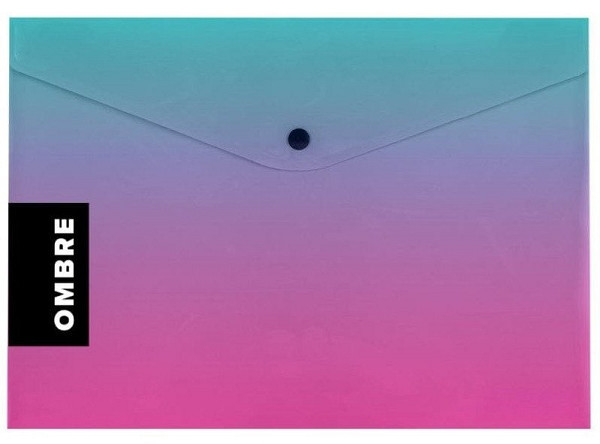 Psaníčko s drukem A4 OMBRE růžová
